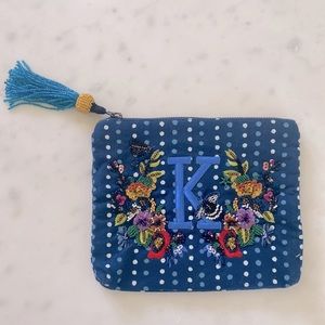 Anthropologie Monogram Clutch/Bag